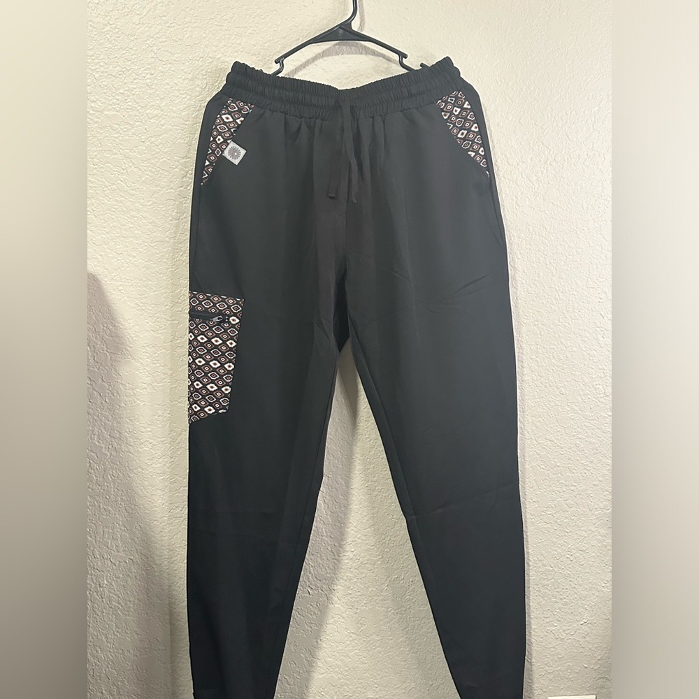 COPY - Spurrin scrubs black scrub bottoms